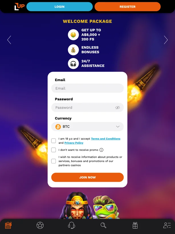 LevelUp Casino App