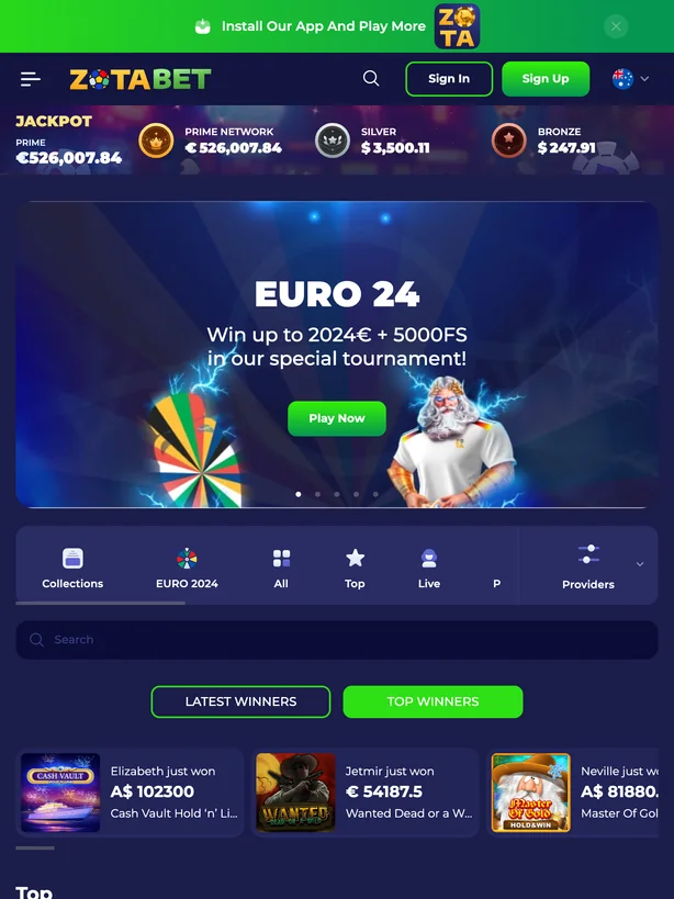 Zotabet Casino App